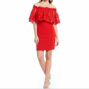 Belle Badgley - Lace Cocktail Dress